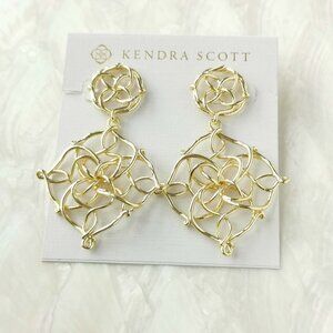 Kendra Scott • Kelly Gold Statement Earrings